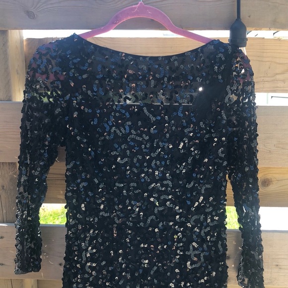 Pisarro Nights Sequins Dress Size 4 - Picture 2 of 8